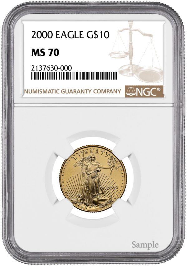 2000 1/4 oz American Gold Eagle - Image 2