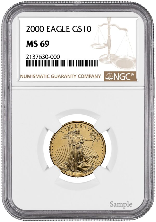 2000 1/4 oz American Gold Eagle - Image 3