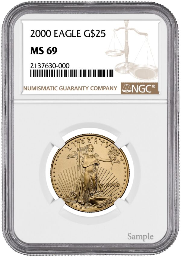2000 1/2 oz American Gold Eagle - Image 3
