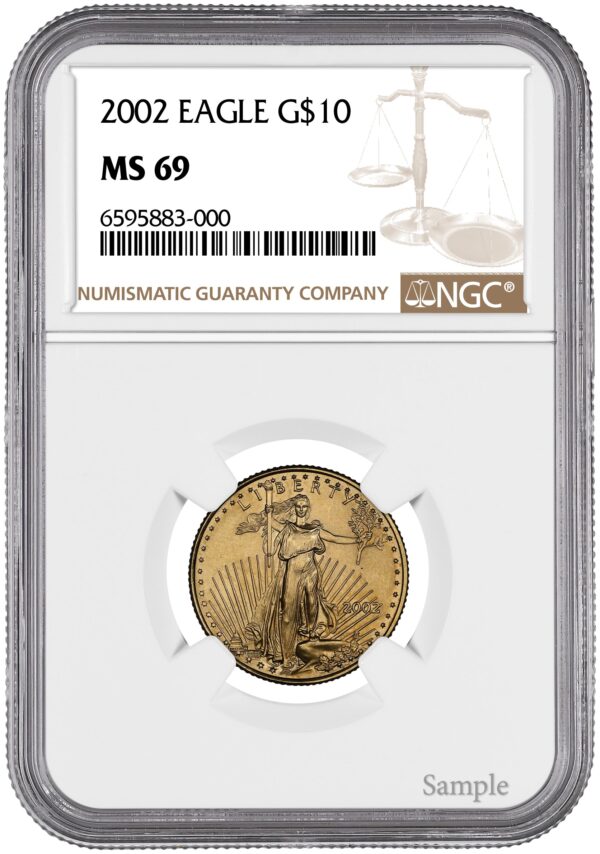 2002 1/4 oz American Gold Eagle - Image 3