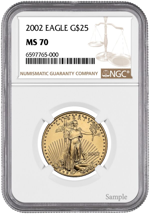 2002 1/2 oz American Gold Eagle - Image 2