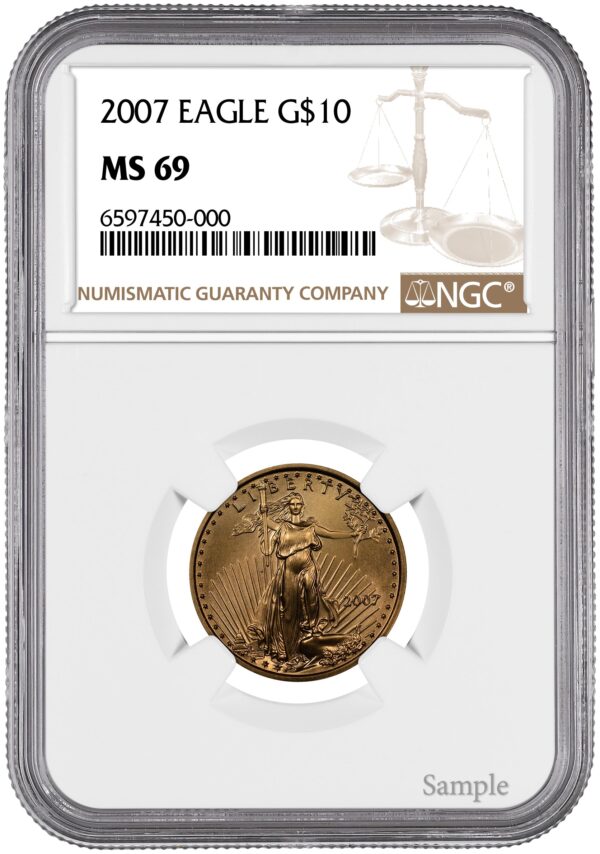 2007 1/4 oz American Gold Eagle - Image 3