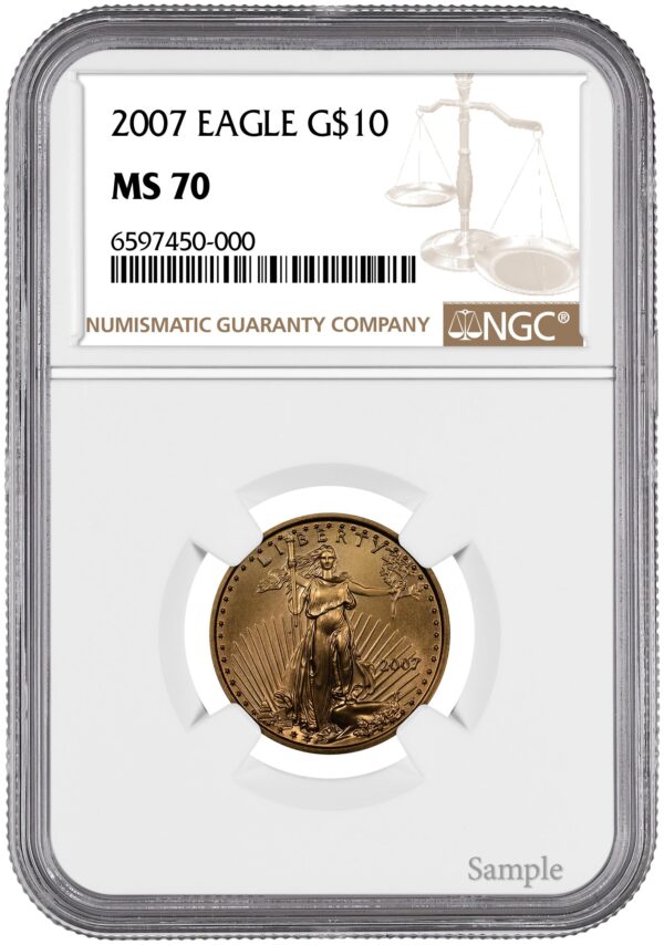 2007 1/4 oz American Gold Eagle - Image 2