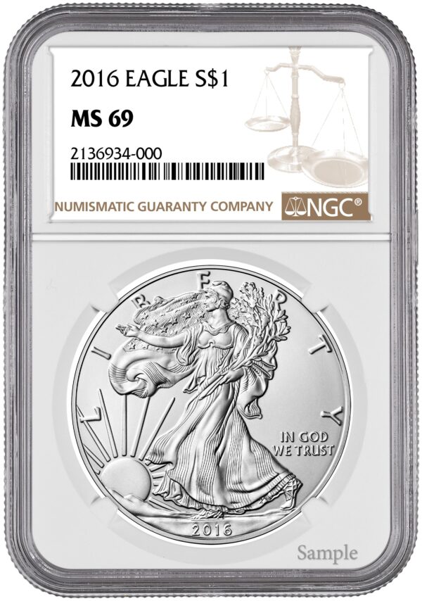 2016 1 oz American Silver Eagle NGC - Image 2