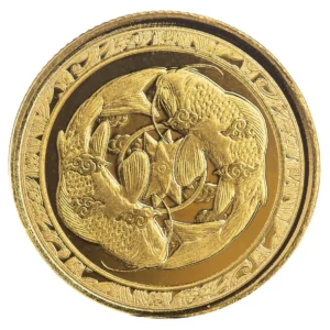 2023 Fiji Koi Fish 1/10th oz Gold Coin