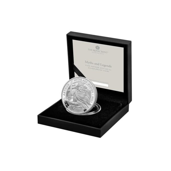 2023 Myths and Legends - King Arthur - £2 1oz Silver Proof Coin - Image 2