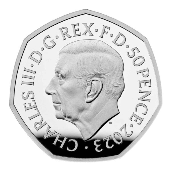 2023 Star Wars - R2-D2 and C-3PO UK 50p Silver Proof Colour Coin - Image 3