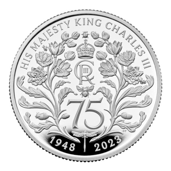 2023 £2 1/2oz Silver Proof Coin - The 75th Birthday of His Majesty King Charles III - Image 3