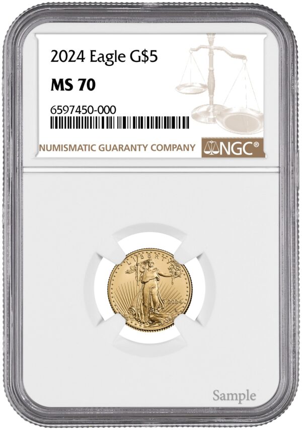 2024 1/10 oz American Gold Eagle NGC - Image 2