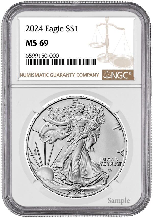 2024 1 oz American Silver Eagle NGC - Image 3