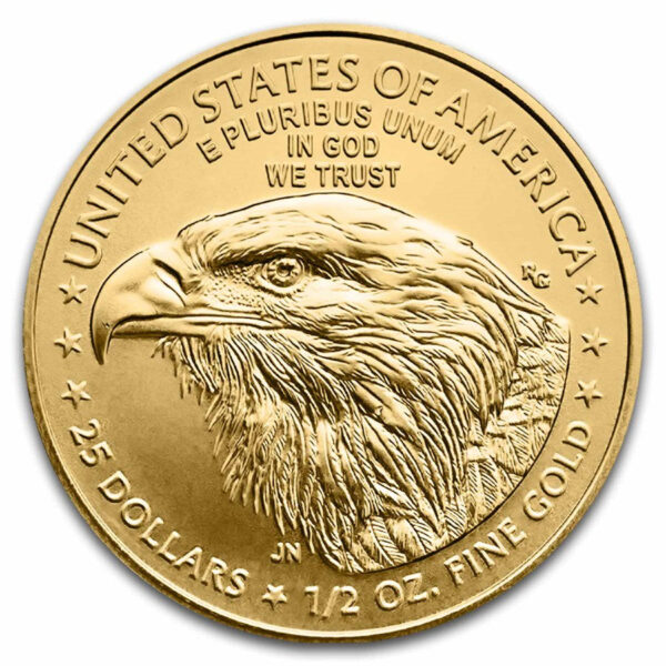 2025 1/2 oz American Gold Eagle BU - Image 2