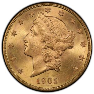 1905-S $20 Liberty Gold MS PCGS
