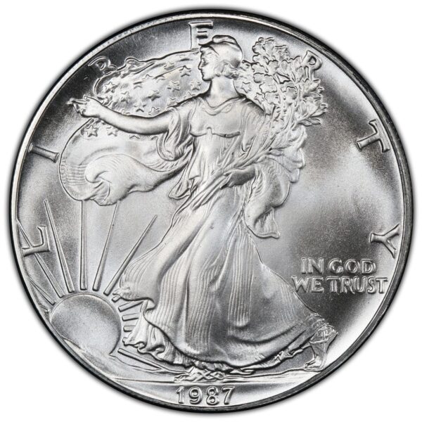 1987 1 oz American Silver Eagle