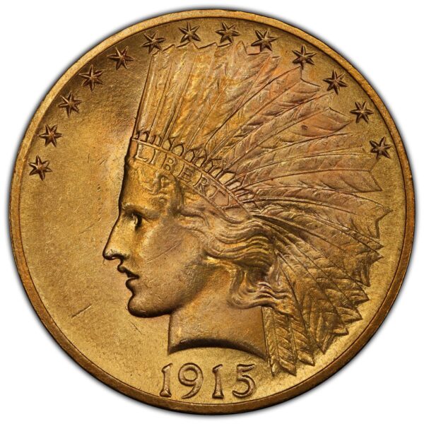 1915 $10 Indian Gold MS PCGS