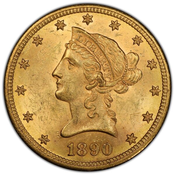 1890-CC $10 Liberty Gold MS PCGS