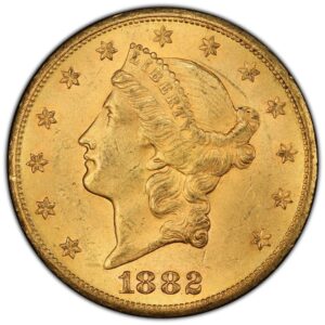 1882-CC $20 Liberty Gold EF PCGS