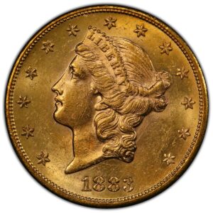 1883-CC $20 Liberty Gold NGC