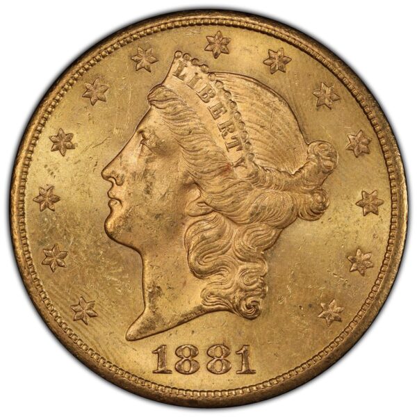 1881-S $20 Liberty Gold MS PCGS