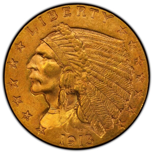 1913 $2.50 Indian Gold MS PCGS
