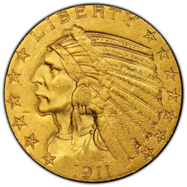 1911 $5 Indian Gold MS PCGS