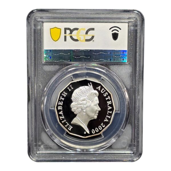 2000 50c Coin - Silver Proof - Royal Visit - Graded PR70DCAM - #45393343 - Image 2