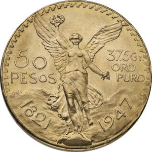 50 Peso Mexican Gold Coin BU