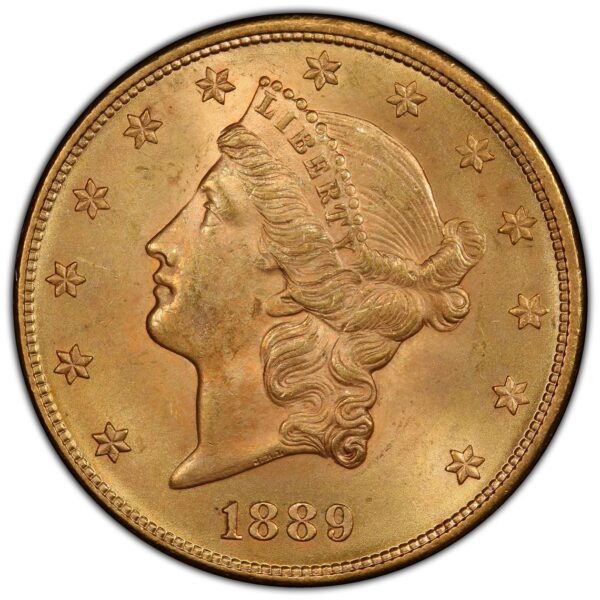 1889 $20 Liberty Gold MS PCGS