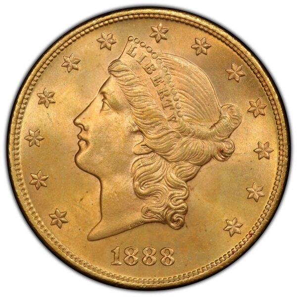 1888 $20 Liberty Gold MS PCGS
