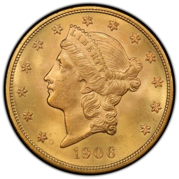 1906-D $20 Liberty Gold MS PCGS