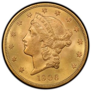 1906 $20 Liberty Gold MS PCGS