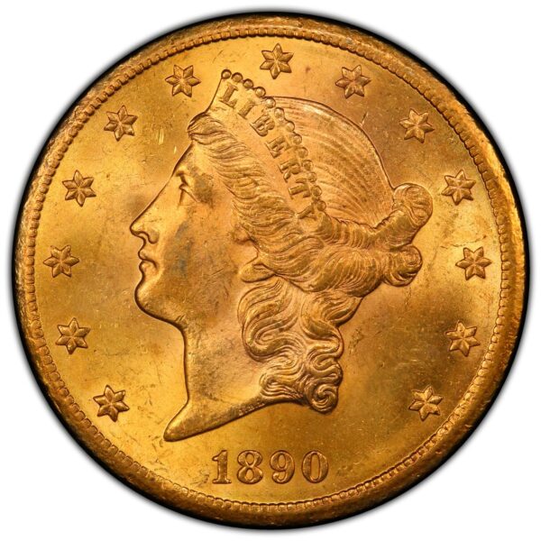 1890 $20 Liberty Gold MS PCGS