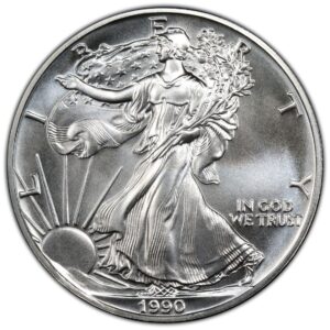 1990 1 oz American Silver Eagle