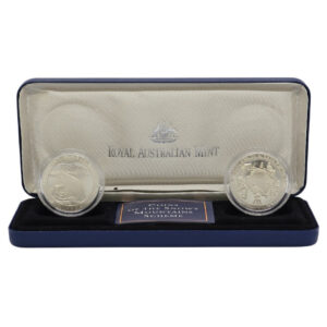 1999 $10 Silver Proof Coin Set - Landmark Series - Snowy Mountains Scheme