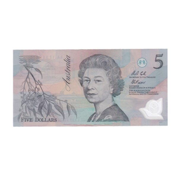 1992 Australian $5 Banknote Trio (x3) -  AA 12301973-75 - Fraser/Cole - R214 - Uncirculated - Image 7