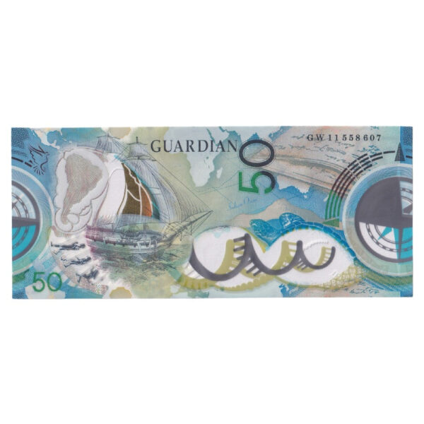 Australia $50.00 CSIRO Trial Polymer Banknote - Uncirculated - 'Green-50' - Image 3