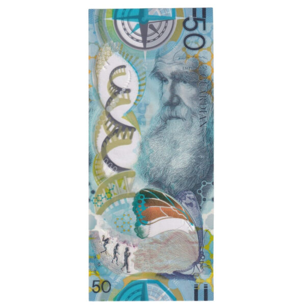 Australia $50.00 CSIRO Trial Polymer Banknote - Uncirculated - 'Green-50' - Image 2