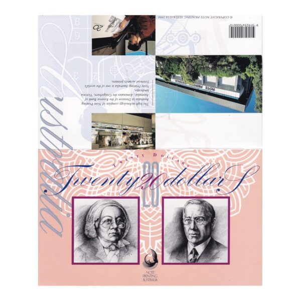 1994 NPA - First Polymer $20 Banknote - A05 (one dated note) - Image 2