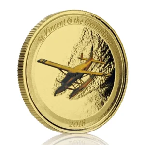 2018 EC8 St. Vincent & the Grenadines | Seaplane 1 oz Gold Coin