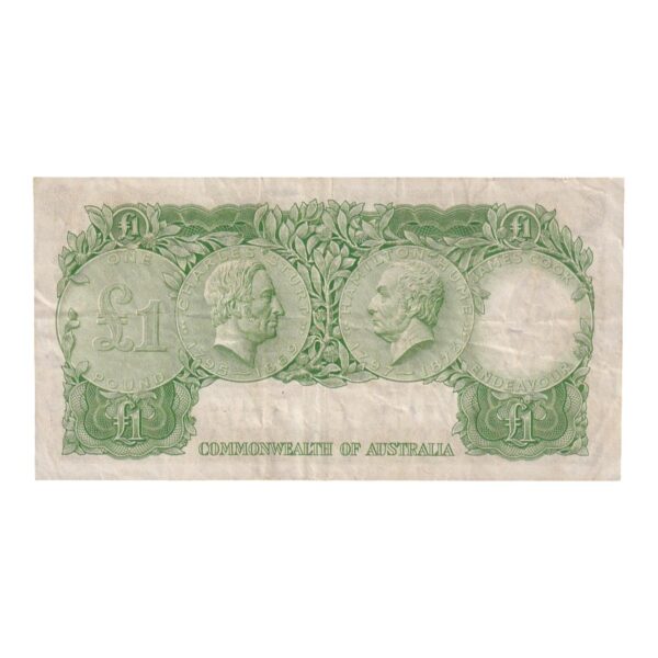 1953 Australian £1 Note - HA74 936945 - Coombs/Wilson - R33 - Very Fine - Image 2
