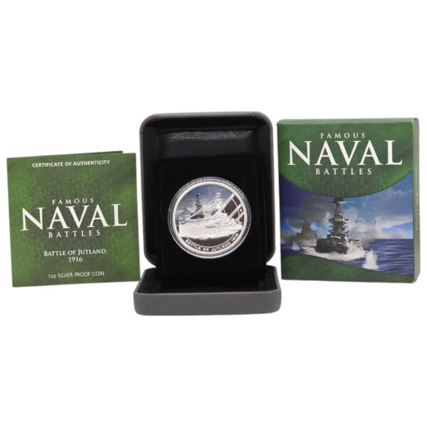 2010/11 Perth Mint  - Famous Naval Battles - 5-Coin Silver Proof Set - Image 13