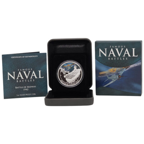 2010/11 Perth Mint  - Famous Naval Battles - 5-Coin Silver Proof Set - Image 16