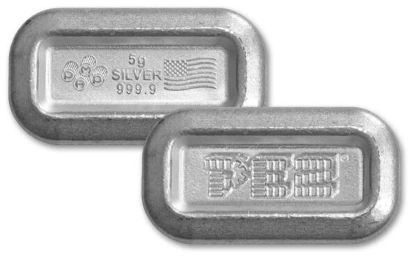 2024 PAMP 5-gm Silver PEZ® Wafers Reverse Proof 6-pc Set - Image 4