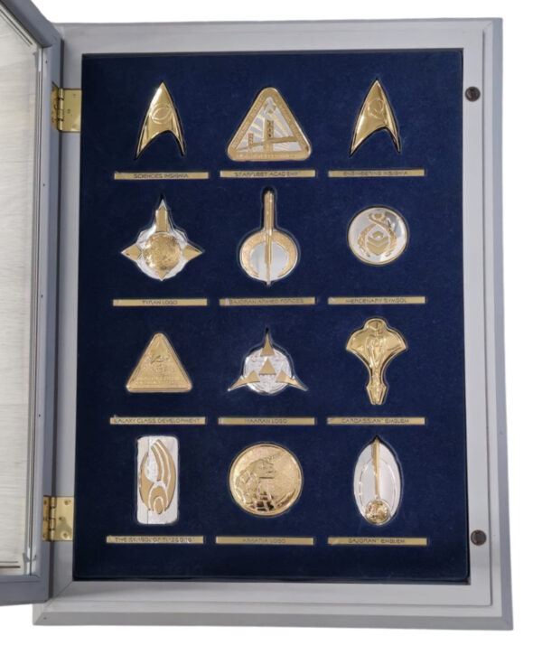 1992 Star Trek Insignia Collection - Framed Set of 24 by The Franklin Mint - Image 3