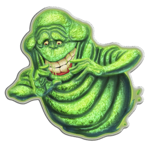 2024 Ghostbusters 2oz Silver Slimer Shaped Coin