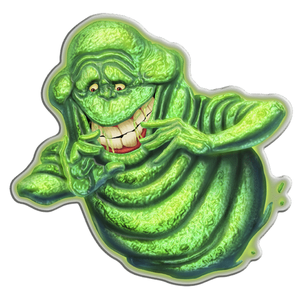 2024 Ghostbusters 2oz Silver Slimer Shaped Coin