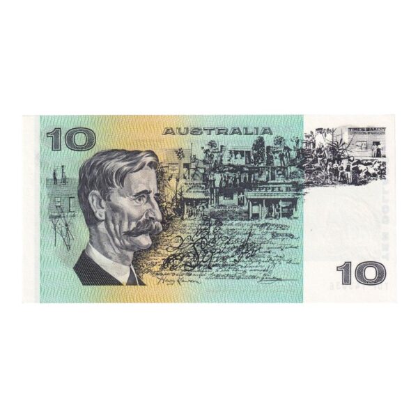 1974 Australian $10 Note - TDF 143036 - Phillips/Wheeler - R305 - Uncirculated - Image 2