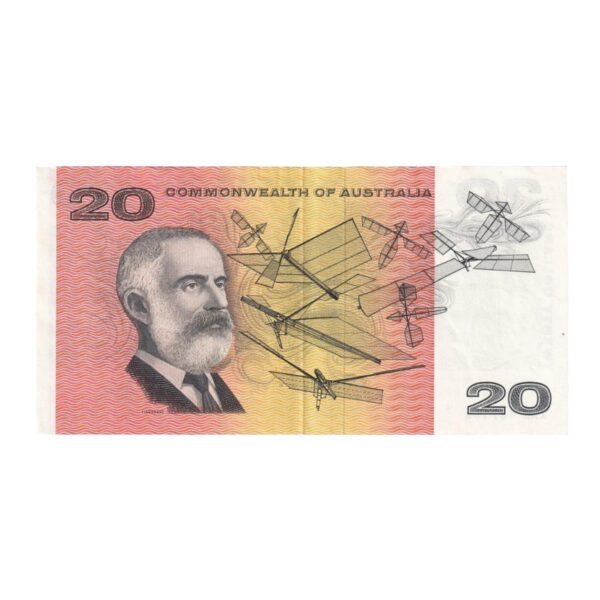 1966 Australian $20 Note - XAA 187188 - Coombs/Wilson - R401F - First Prefix - Extremely Fine - Image 2