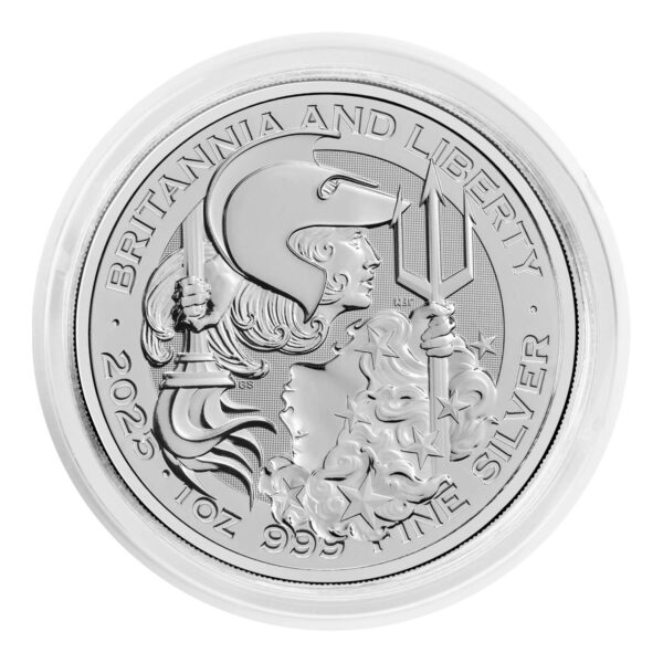 2025 1 oz Great Britain Silver Britannia and Liberty