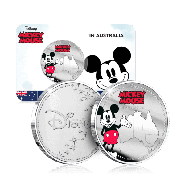 2023 Disney Mickey in Australia Silver Plated Commemorative