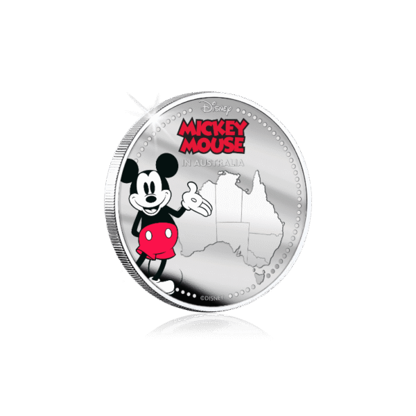 2023 Disney Mickey in Australia Silver Plated Commemorative - Image 3